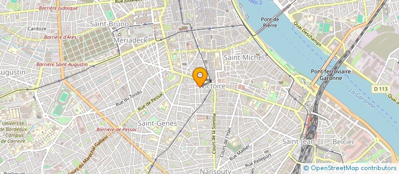 localisation de l'entreprise 3A  BORDEAUX