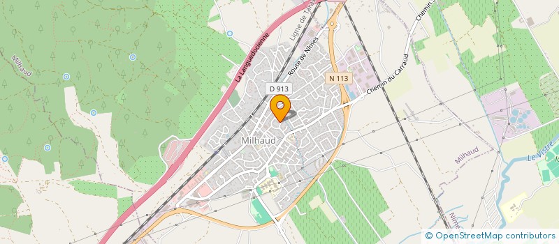 localisation de l'entreprise 3A  MILHAUD