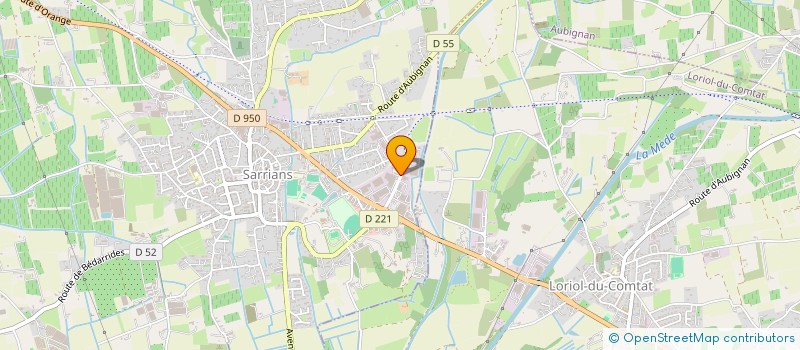 localisation de l'entreprise 3A  SARRIANS