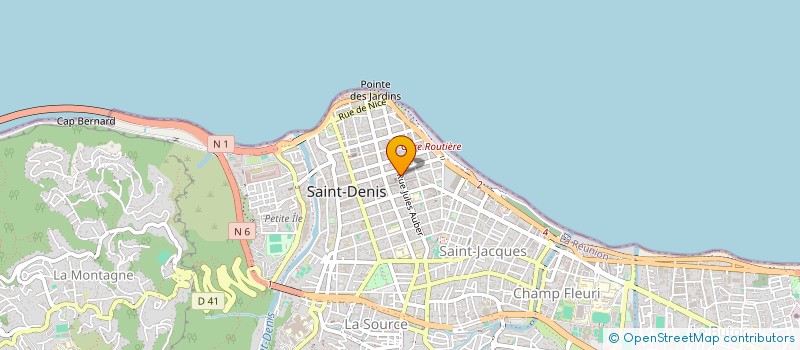 localisation de l'entreprise 3A ASSURANCES à SAINT-DENIS