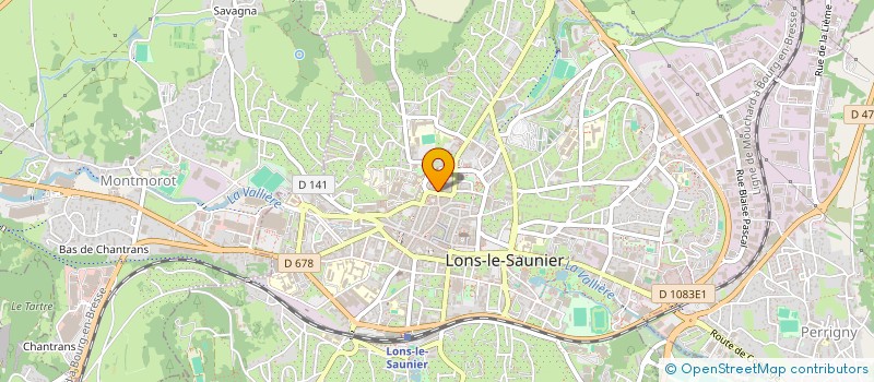localisation de l'entreprise 3A - ATELIERS DES ARTISTES ASSOCIES à LONS-LE-SAUNIER