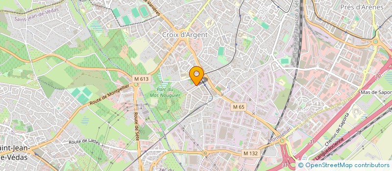 localisation de l'entreprise 3A AUDIOCARE à MONTPELLIER