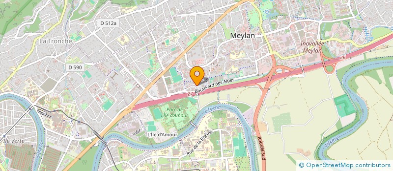 localisation de l'entreprise 3A AUTON'HOME à MEYLAN