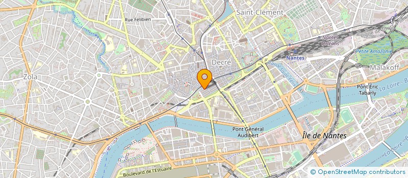 localisation de l'entreprise 3A.COM à NANTES