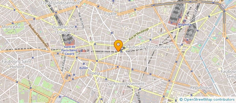 localisation de l'entreprise 3A COMMUNICATION à PARIS