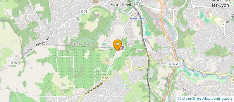 localisation de l'entreprise 3A CONSEILS  CHAPONOST