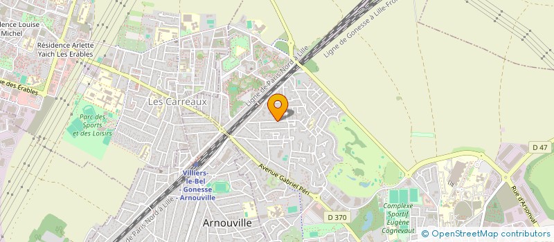 localisation de l'entreprise 3A CONSULTING à GONESSE