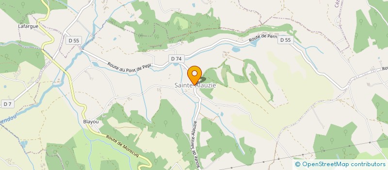 localisation de l'entreprise 3A DU MESPOUILLE  CASTELNAU-MONTRATIER