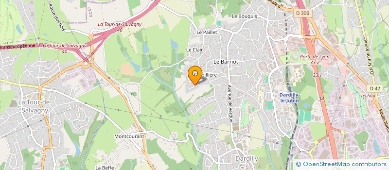 localisation de l'entreprise 3A IMMO  DARDILLY