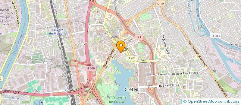 localisation de l'entreprise 3A IMMO à CRETEIL