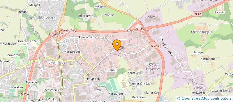 localisation de l'entreprise 3A INDUSTRIE  GUIPAVAS