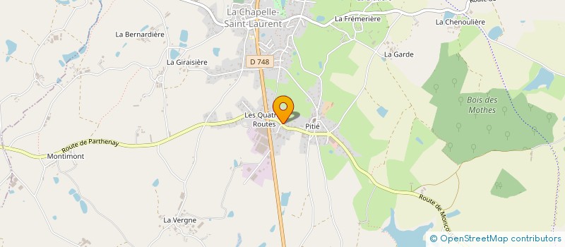 localisation de l'entreprise 3A LA BASILIQUE  LA CHAPELLE-SAINT-LAURENT