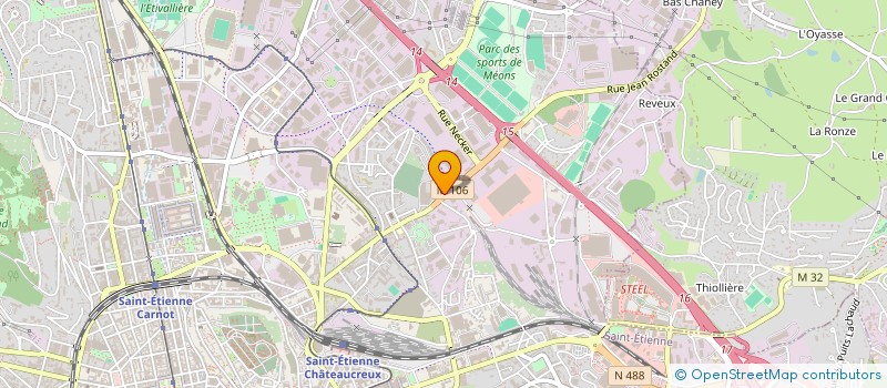localisation de l'entreprise 3A LOCATION à SAINT-ETIENNE
