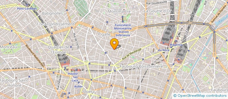 localisation de l'entreprise 3A MARTYRS  PARIS