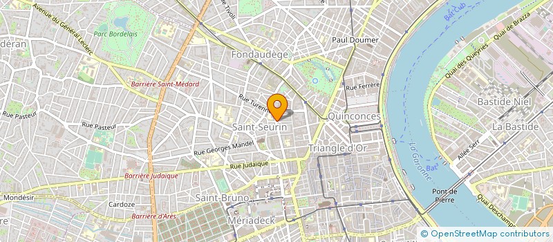 localisation de l'entreprise 3A MULTIMEDIA à BORDEAUX