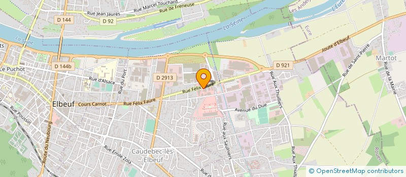 localisation de l'entreprise 3A NORMANDIE  CAUDEBEC-LES-ELBEUF