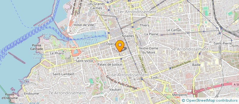 localisation de l'entreprise 3A PARADIS à MARSEILLE