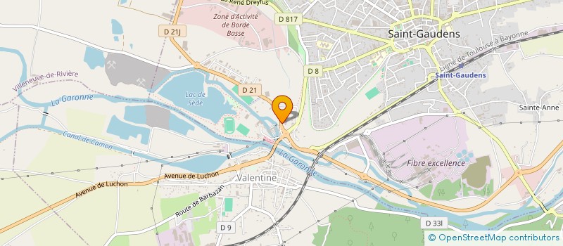 localisation de l'entreprise 3A PNEUS  SAINT-GAUDENS