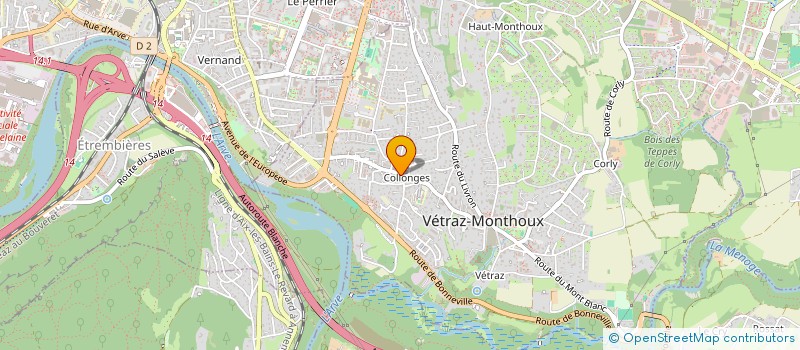 localisation de l'entreprise 3A RENOVATION ET CONSTRUCTION à VETRAZ-MONTHOUX