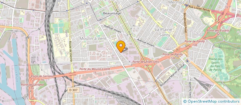 localisation de l'entreprise 3A RESEAUX  VENISSIEUX