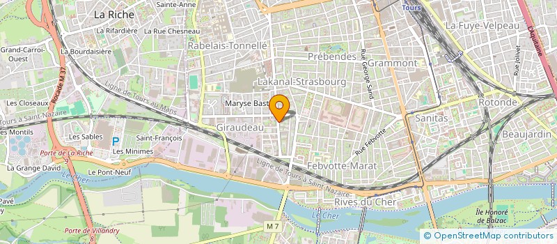 localisation de l'entreprise 3A STUDIO  TOURS