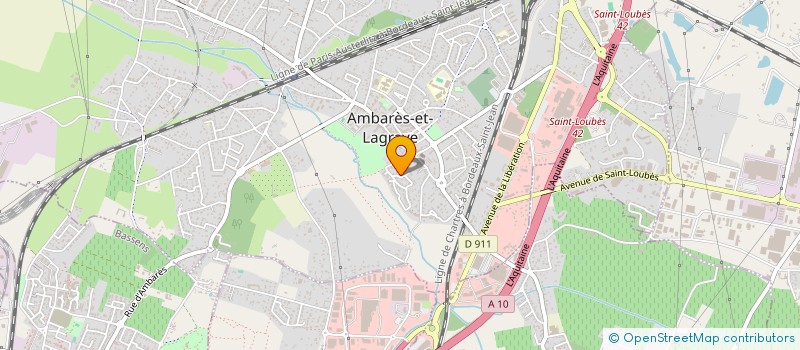 localisation de l'entreprise 3A1J  AMBARES-ET-LAGRAVE