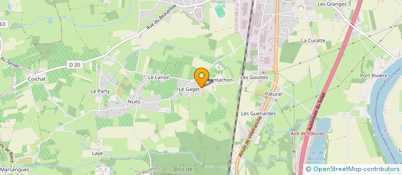 localisation de l'entreprise 3A2C1V  SAINT-GEORGES-DE-RENEINS