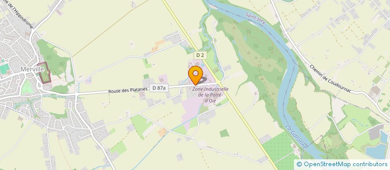 localisation de l'entreprise 3A2TL  MERVILLE