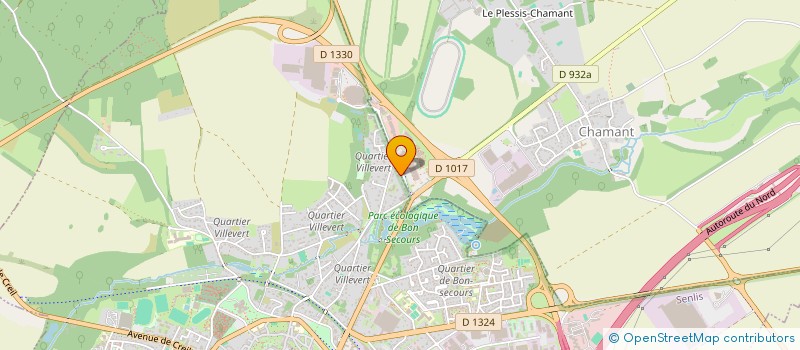 localisation de l'entreprise 3A2VQ  SENLIS