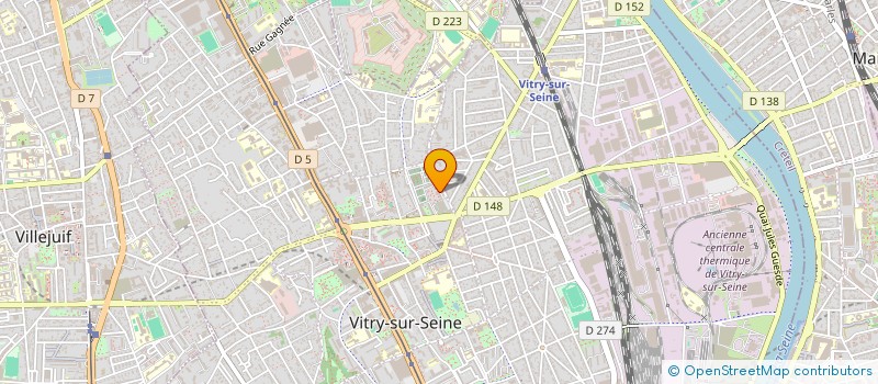 localisation de l'entreprise 3A3 TECHNOLOGIE  VITRY-SUR-SEINE