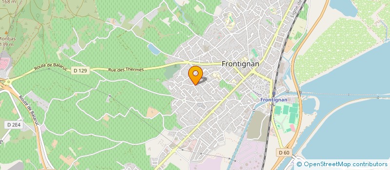 localisation de l'entreprise 3A3E à FRONTIGNAN