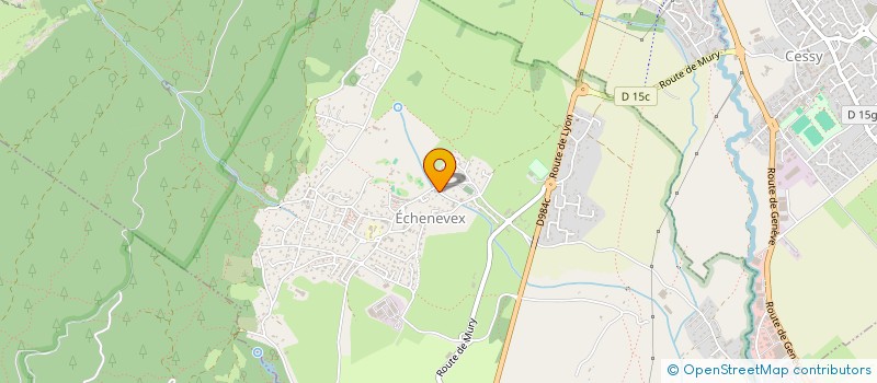 localisation de l'entreprise 3A4S IMMO  ECHENEVEX