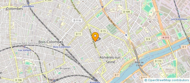 localisation de l'entreprise 3AABMS CONSULTING  ASNIERES-SUR-SEINE