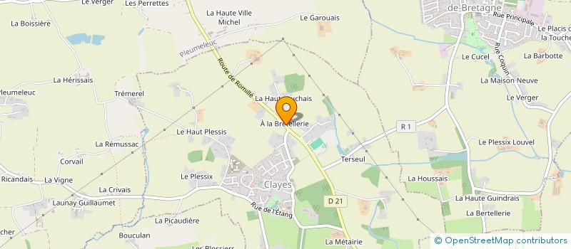 localisation de l'entreprise 3ABH  CLAYES