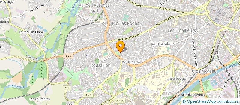 localisation de l'entreprise 3AC CONSULTING à LIMOGES