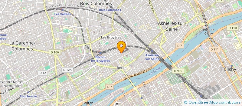 localisation de l'entreprise 3AC HOLDING  COURBEVOIE
