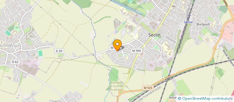 localisation de l'entreprise 3AC INVEST  SECLIN