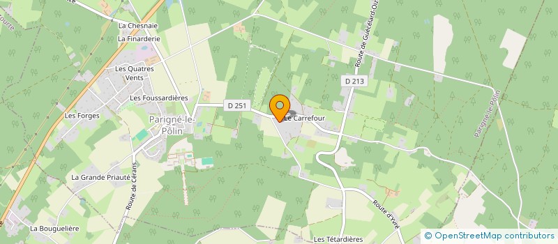 localisation de l'entreprise 3AC SOLUTIONS  PARIGNE-LE-POLIN