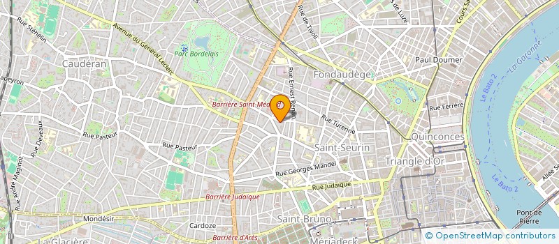 localisation de l'entreprise 3ADG  BORDEAUX