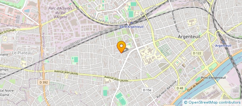 localisation de l'entreprise 3AE à ARGENTEUIL