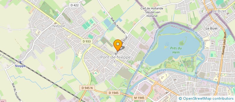 localisation de l'entreprise 3AI CLAERBOUT  NIEPPE