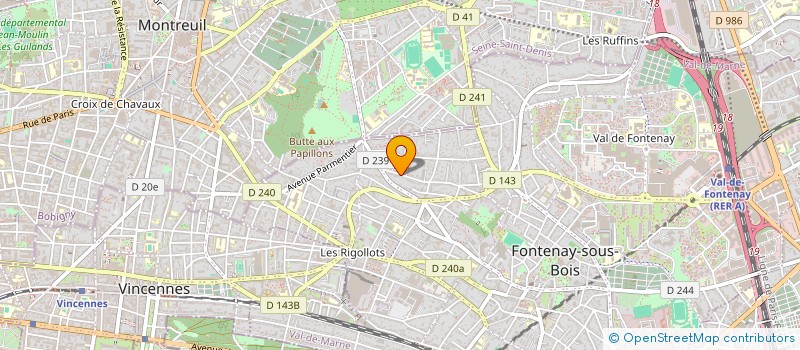 localisation de l'entreprise 3AILES à FONTENAY-SOUS-BOIS