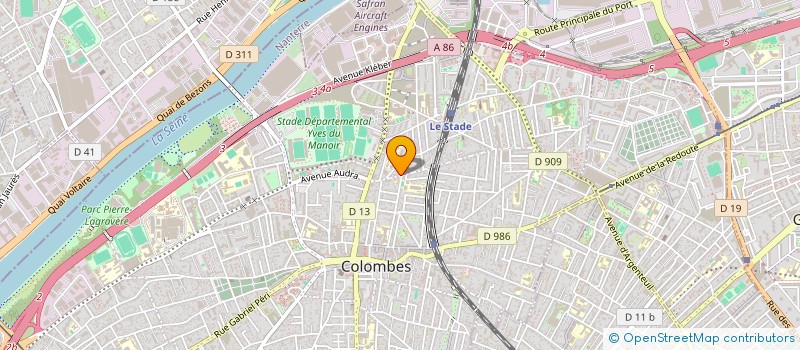 localisation de l'entreprise 3AIMMO à COLOMBES