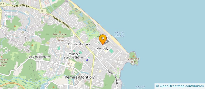 localisation de l'entreprise 3AIMMO  REMIRE-MONTJOLY