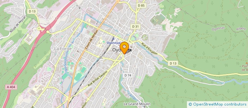 localisation de l'entreprise 3AK à OYONNAX