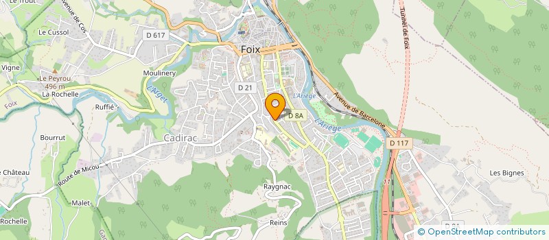localisation de l'entreprise 3AL à FOIX