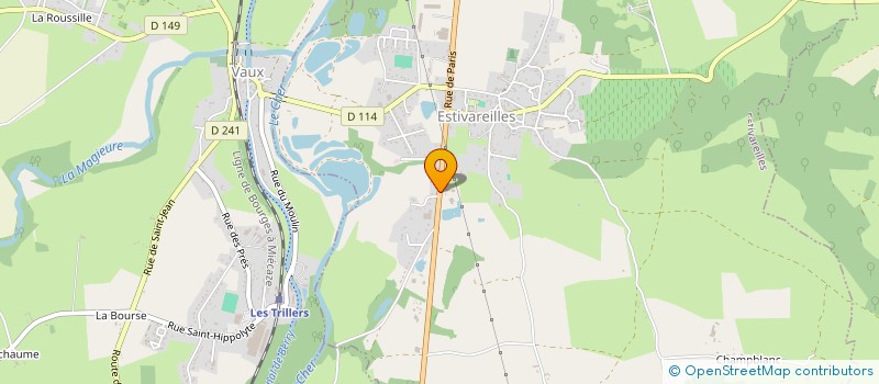 localisation de l'entreprise 3AL ESTIVAREILLES  ESTIVAREILLES