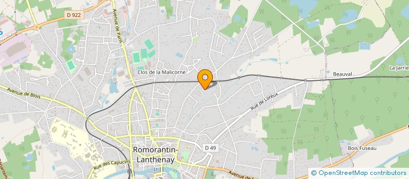 localisation de l'entreprise 3ALT PARIS SCI  ROMORANTIN-LANTHENAY