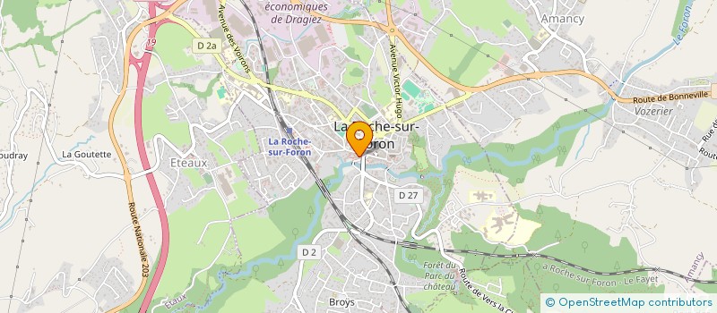 localisation de l'entreprise 3AM  LA ROCHE-SUR-FORON