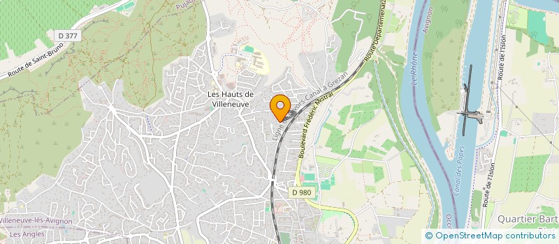 localisation de l'entreprise 3AR IMMO  VILLENEUVE-LES-AVIGNON